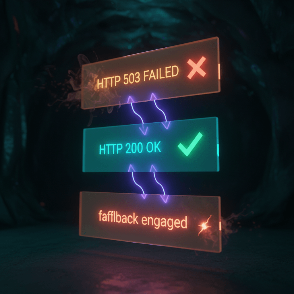 Glowing multicoloured data cables converging into a central bright hub